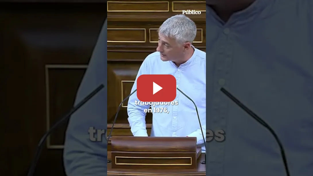 Embedded thumbnail for Oskar Matute, a Feijóo, sobre el PP y Vox: &quot;El orden de los factores no altera el fascismo&quot;