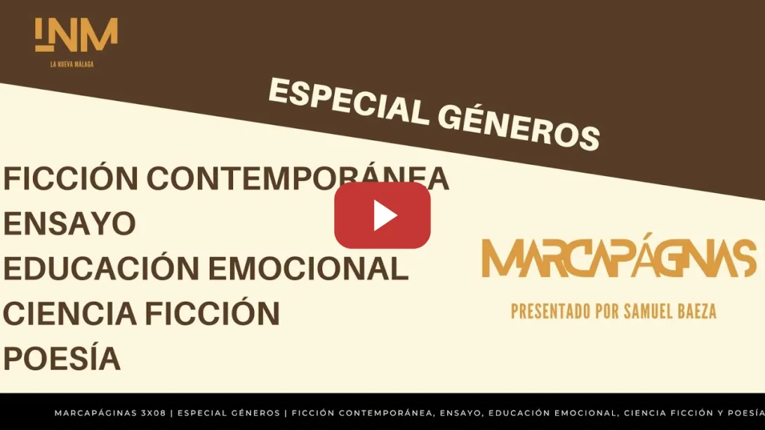 Embedded thumbnail for Marcapáginas 3X08 | ESPECIAL GÉNEROS | FICCIÓN, ENSAYO, POESÍA, EDUCACIÓN EMOCIONAL Y SCI-FI