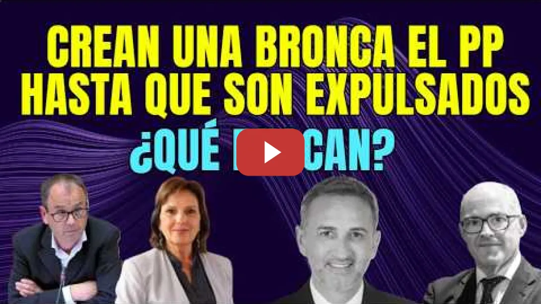 Embedded thumbnail for OTRA BRONCA DEL PP! acosa en la Comisión de la DANA a un Técnico con malas formas y son expulsados