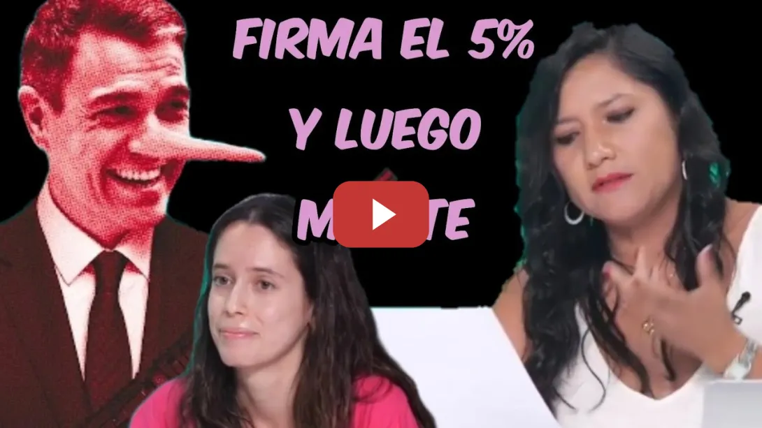 Embedded thumbnail for CANAL RED DESMONTA LAS MENTIRAS DE SÁNCHEZ SOBRE EL 5% DE LA OTAN