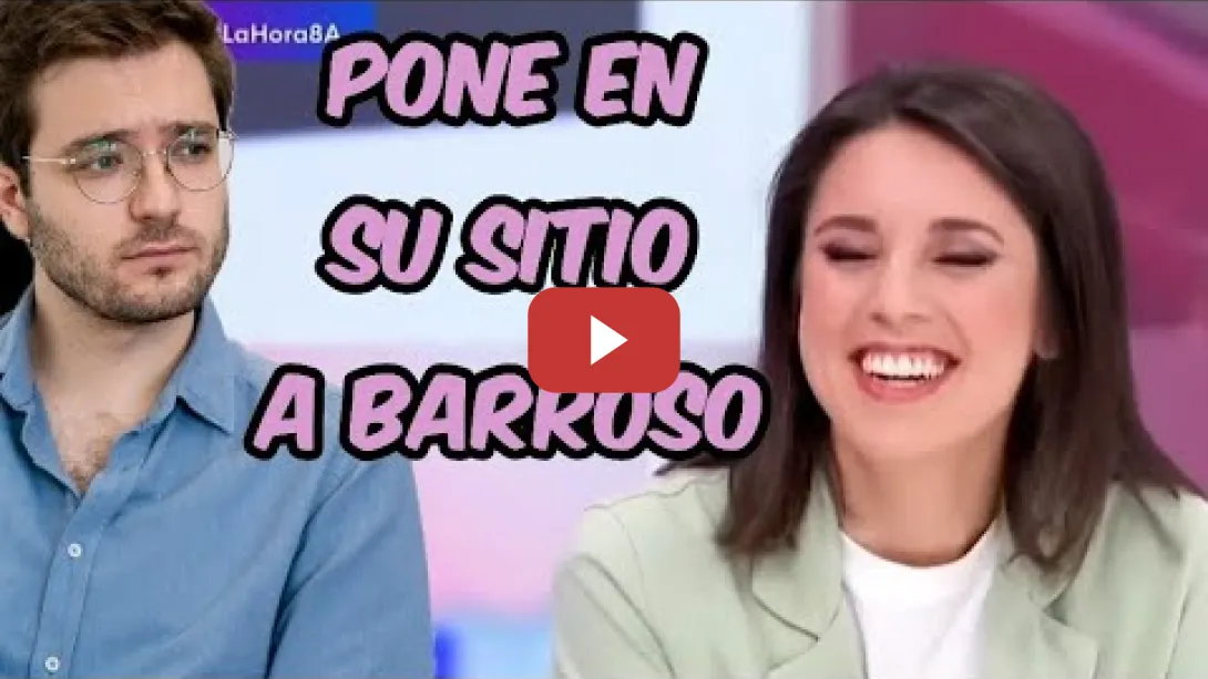Embedded thumbnail for Irene Montero PONE EN SU SITIO A ALÁN BARROSO por comparar la Guerra Civil del 36 con Ucrania
