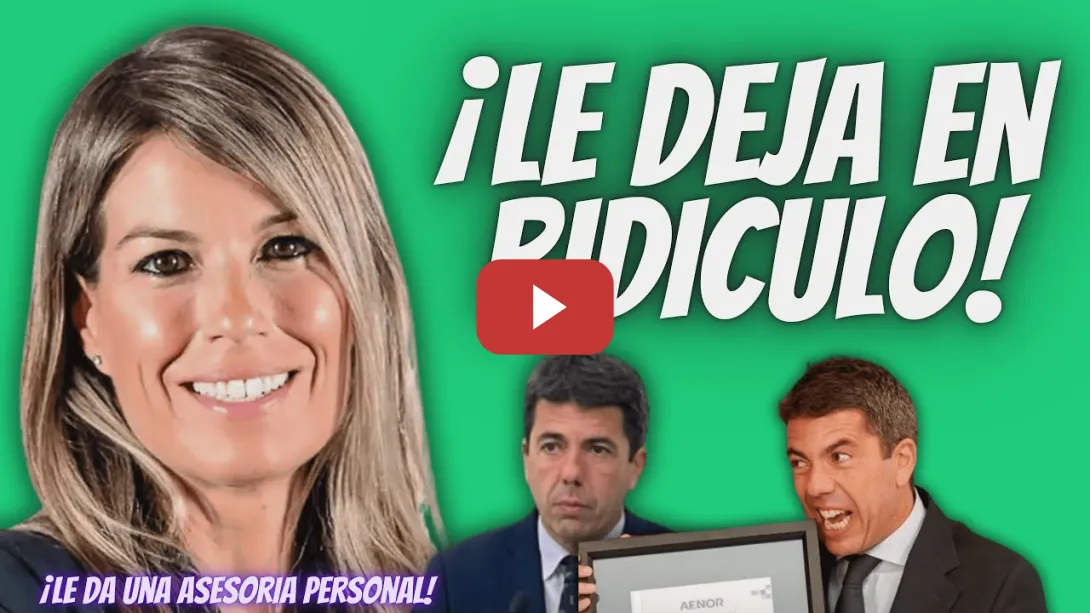 Embedded thumbnail for Maribel Vilaplana “DEJA en RIDÍCULO” a Carlos Mazón con estas DECLARACIONES