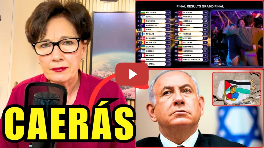 Embedded thumbnail for BULGARIA GANA A ISRAEL EN EUROVISIÓN Y NETANYAHU ESTALLA 