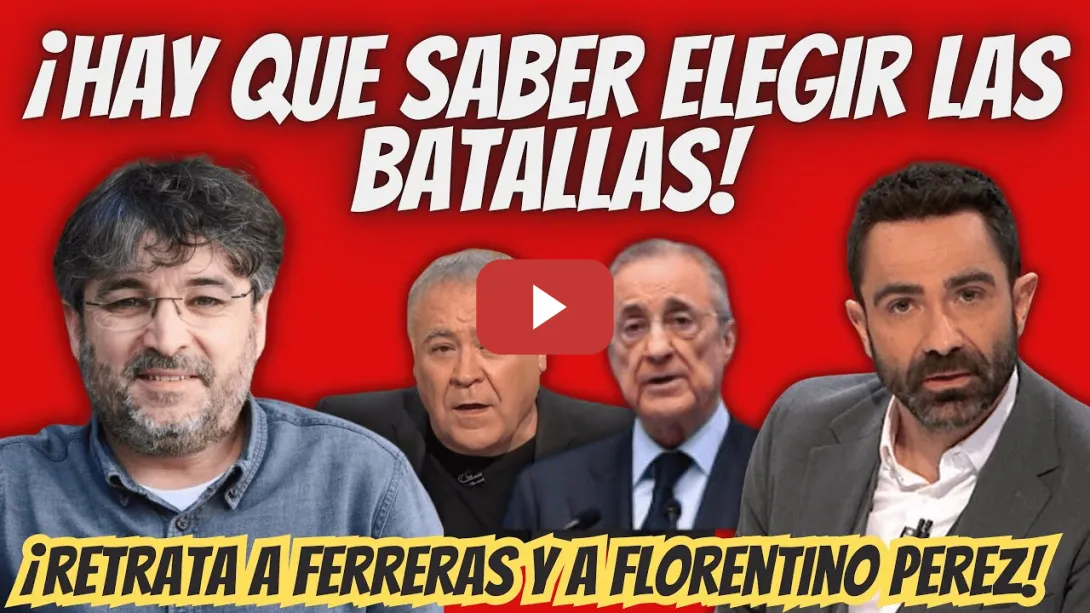 Embedded thumbnail for JORDI ÉVOLE RETRATA a FERRERAS y FLORENTINO PÉREZ - BULOS y MENTIRAS