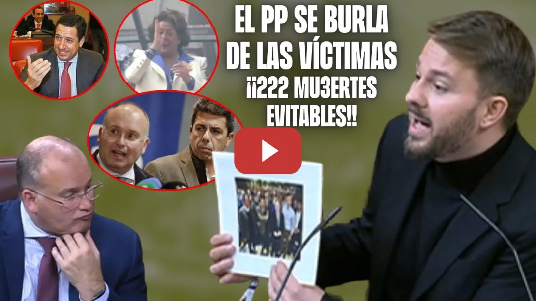 Embedded thumbnail for ¡MAZÓN se BURLA de las V1CTIMAS! ⚡Un CONDENADO por ESTAFA será JEFE de los BOMBEROS en Valencia!