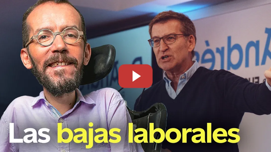 Embedded thumbnail for Echenique responde a la BARBARIDAD de Feijóo sobre las bajas laborales