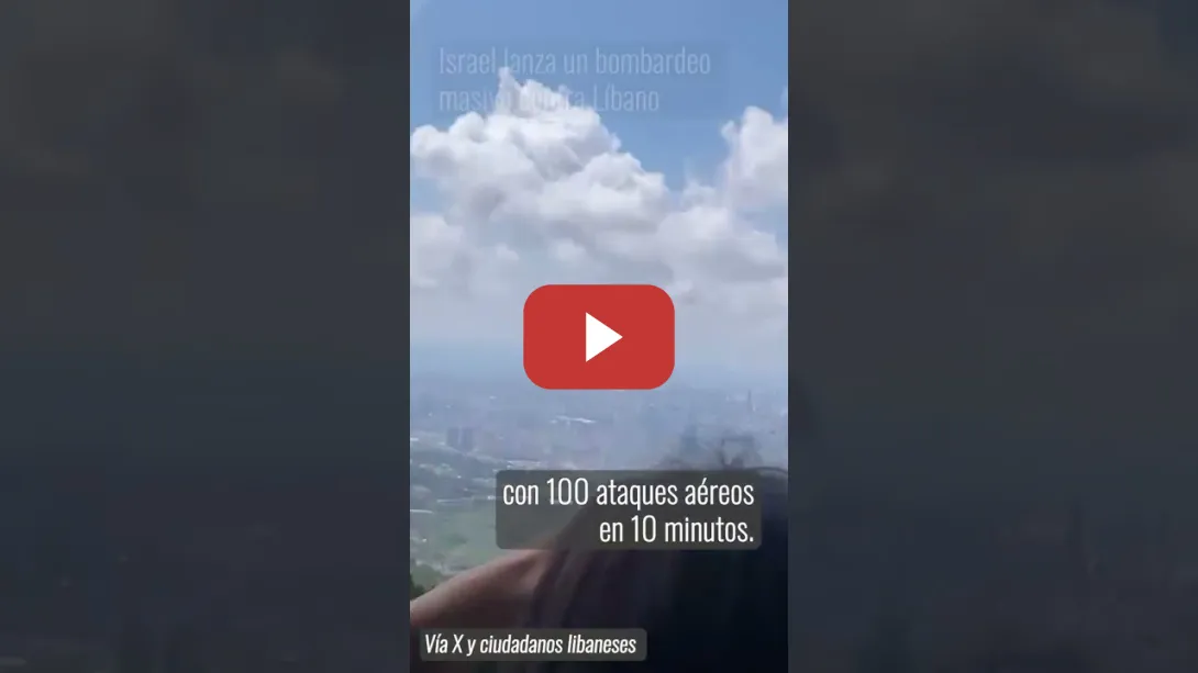 Embedded thumbnail for Israel bombardea el Líbano: 100 ataques en 10 minutos