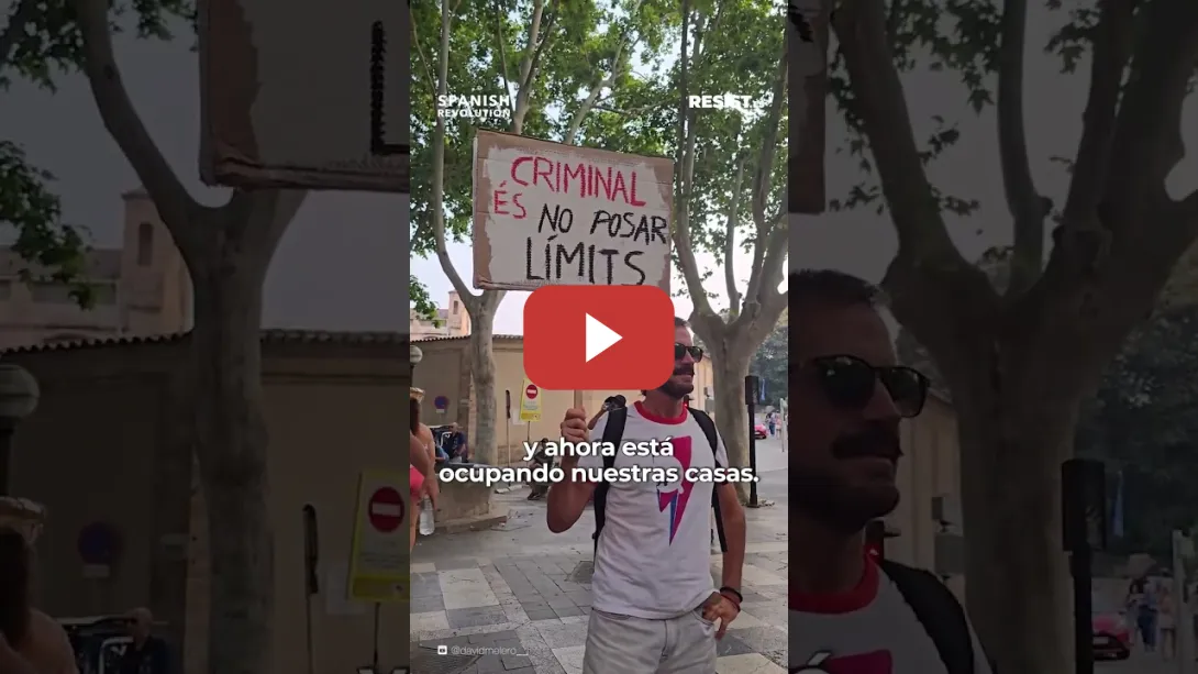 Embedded thumbnail for Mallorca se manifestó este fin de semana contra la masificación turística, contra un modelo ecocida,
