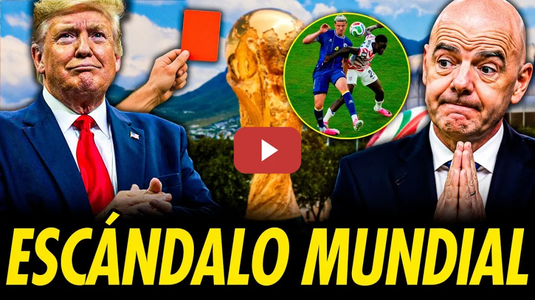 Embedded thumbnail for TRUMP SE CARGA EL MUNDIAL DE FÚTBOL, INFANTINO SE PLIEGA A SUS DESEOS