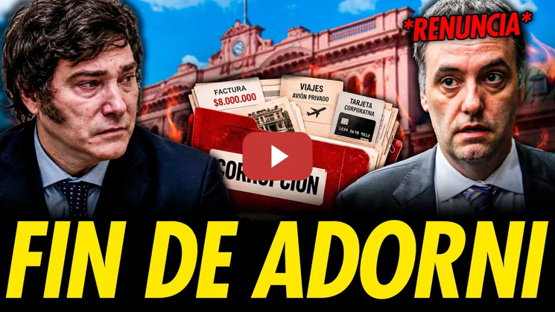 Embedded thumbnail for ADORNI RENUNCIA EL DÍA QUE JUEGA ARGENTINA ACORRALADO POR CORRUPCIÓN