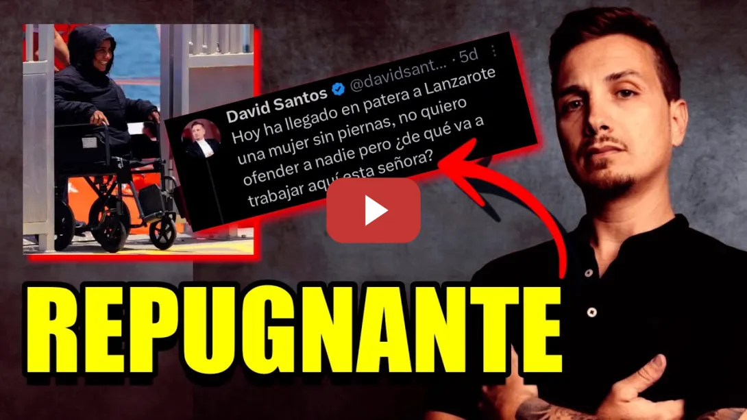 Embedded thumbnail for El comentario repugnante del youtuber de ultraderecha David Santos a una mujer inmigrante