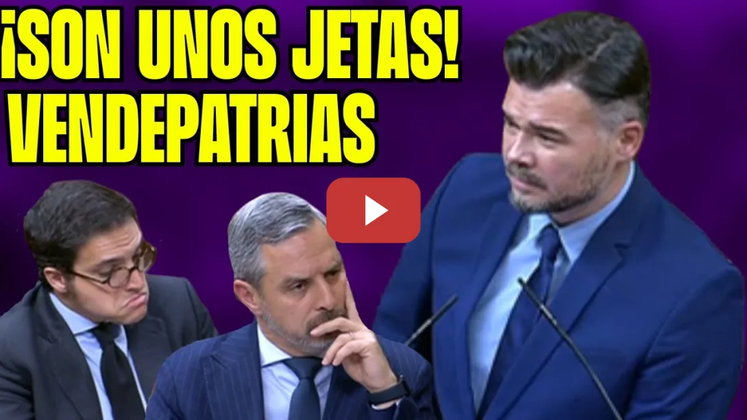 Embedded thumbnail for RUFIÁN DESPACHA a PP y a los VENDEPATRIAS de VOX &quot;Entre ESPAÑA y TRUMP, eligen al MULTIMILLONARIO&quot;
