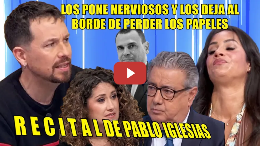 Embedded thumbnail for ¡CATAPUM!🙌Pablo Iglesias DESTROZA a ZOIDO y deja RABIANDO a Villacís🙌 ¡Toma NOVIO y  toma VENEZUELA!