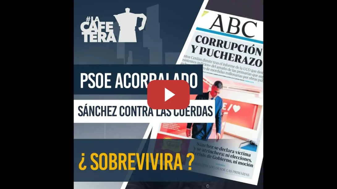 Embedded thumbnail for 💣🚨  Sánchez se desmarca de Cerdán, la UCO desvela comisiones… y la sombra de 2014 lo persigue #La...