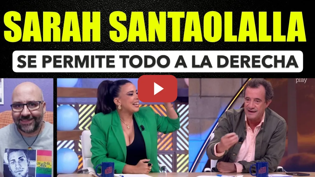 Embedded thumbnail for Sarah Santaolalla, a la derecha se le deja hacer de todo.