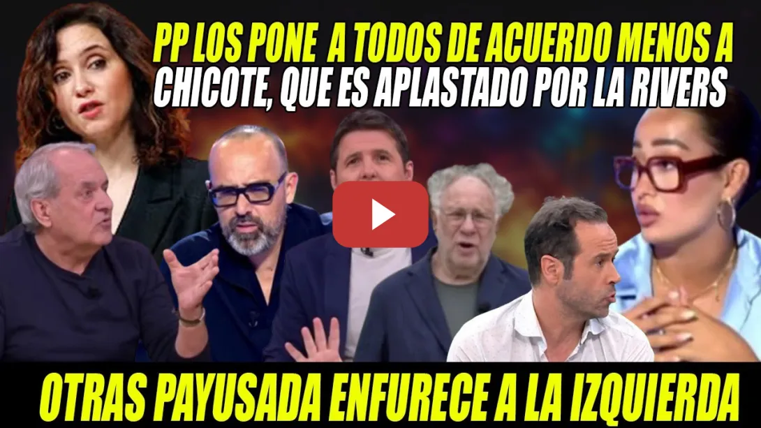 Embedded thumbnail for ATENCIÓN, PISOTEAN a Ayuso y Marina Rivers SE MERIENDA a Chicote📢Acuerdo Risto Mejide, Cintora,Aroca