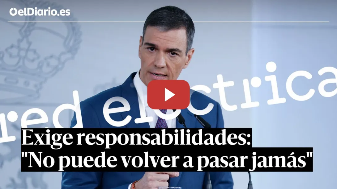 Embedded thumbnail for SÁNCHEZ exige responsabilidades a los &quot;OPERADORES PRIVADOS&quot; por el APAGÓN