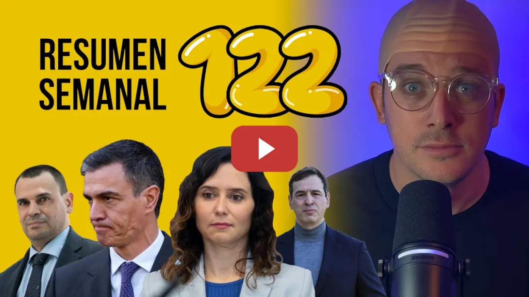 Embedded thumbnail for Gafas gratis, UCO, Kebab Manolo, aforados, Carvajal, protocolos de la vergüenza #ResumenSemanal 122