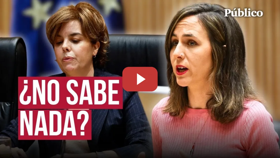 Embedded thumbnail for Ione Belarra, a Soraya Sáenz de Santamaría: &quot;Nadie se cree sus mentiras sobre la policía política&quot;