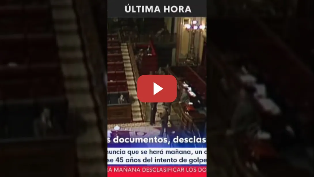 Embedded thumbnail for MAÑANA SE DESCLASIFICAN DOCUMENTOS DEL 23 F #juancarlosI #Gonzalez #Armada #Golpistas #fascismo