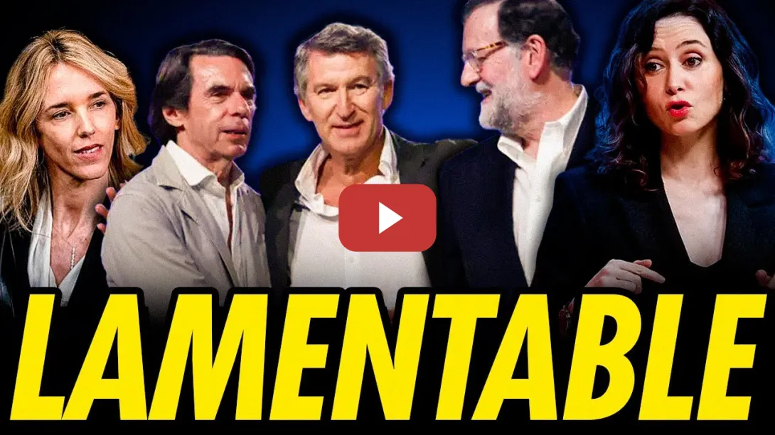 Embedded thumbnail for BOCHORNOSO CONGRESO DEL PP: FEIJÓO NOMBRA A AZNAR Y RAJOY COMO CONSEJEROS ANTICORRUPCIÓN Y MÁS