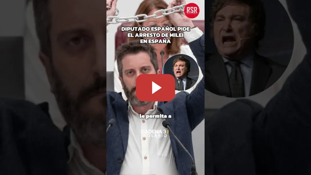 Embedded thumbnail for Piden detener a Milei en España por las criptomonedas