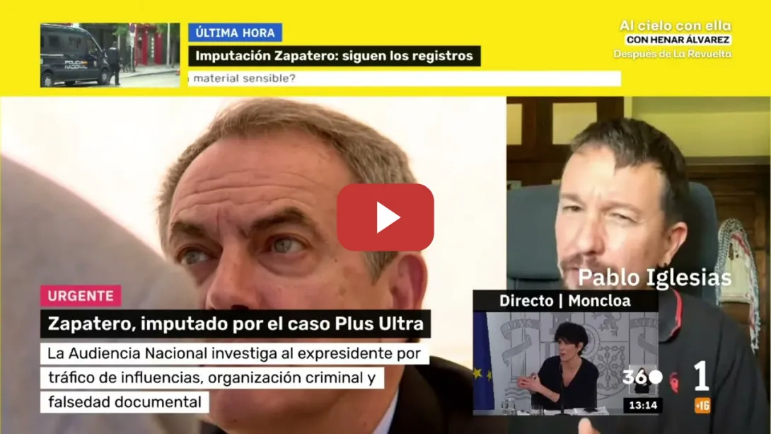 Embedded thumbnail for Sobre la IMPUTACIÓN del Expresidente Zapatero