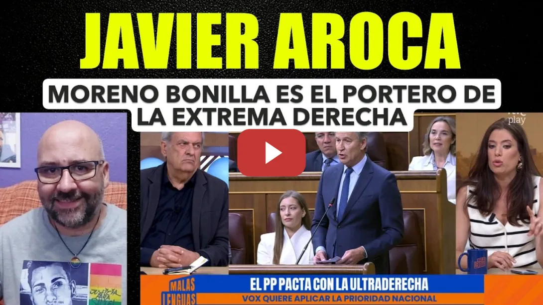 Embedded thumbnail for Javier Aroca, Moreno Bonilla es el portero de la extrema derecha.