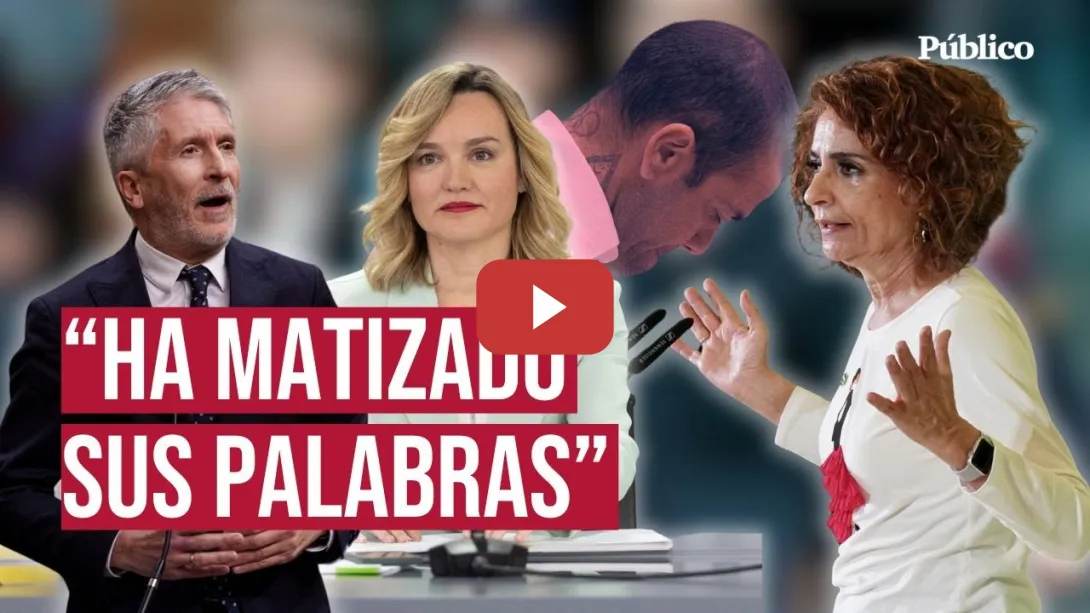 Embedded thumbnail for El Gobierno cierra filas con María Jesús Montero tras avergonzarse de la sentencia de Dani Alves