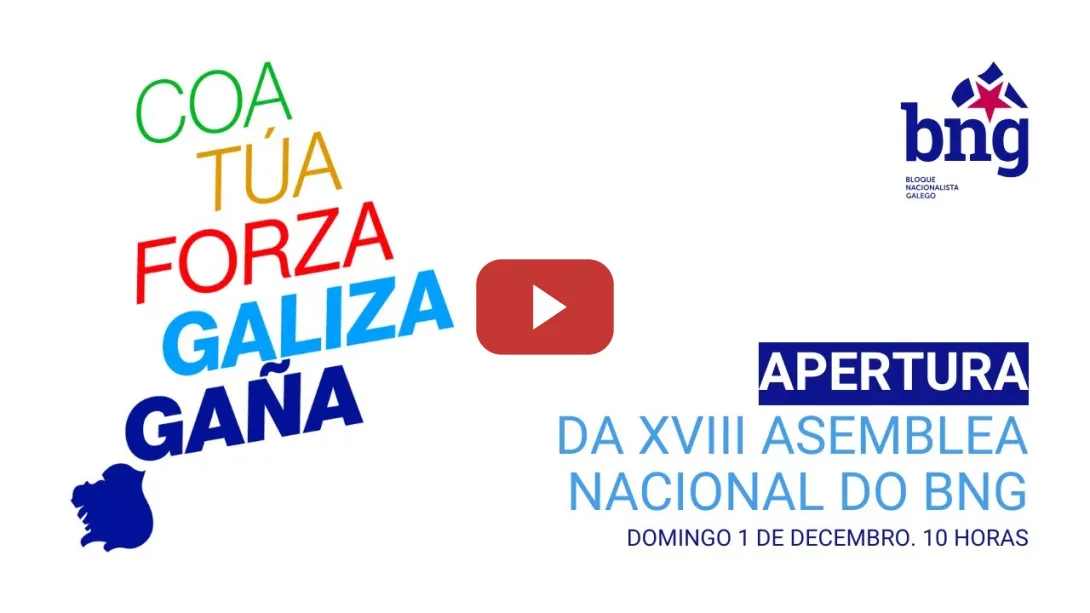 Embedded thumbnail for Acto de apertura da XVIII Asemblea Nacional do BNG
