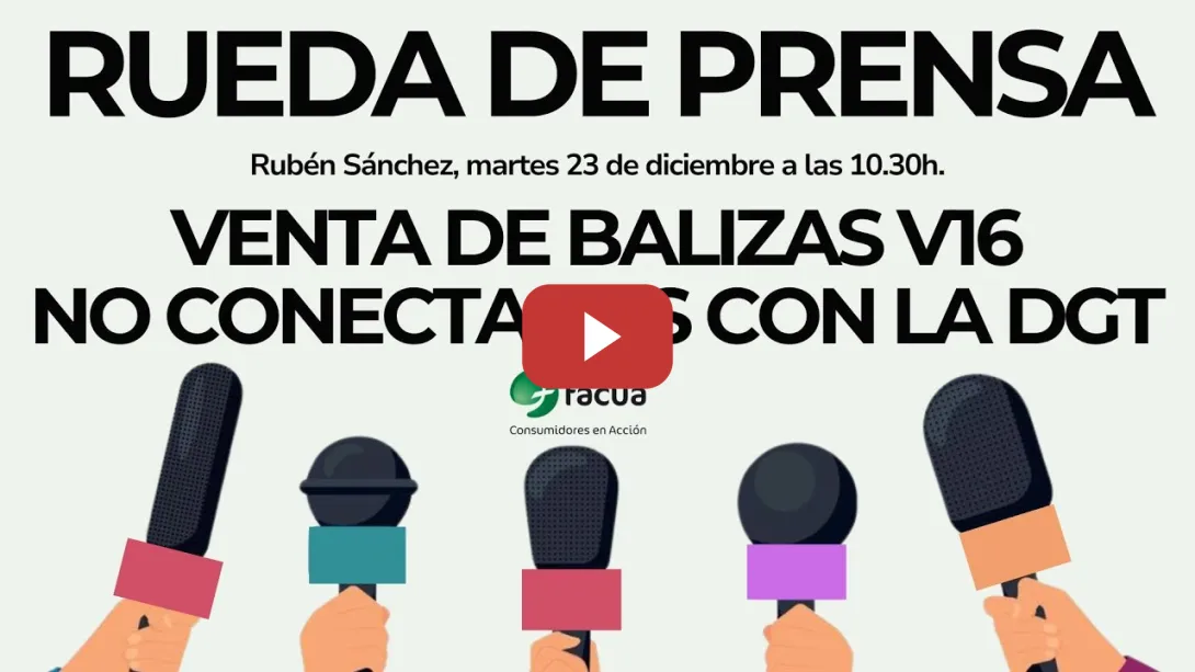 Embedded thumbnail for Denuncia a plataformas online por vender balizas V16 sin indicar que no están conectadas con la DGT