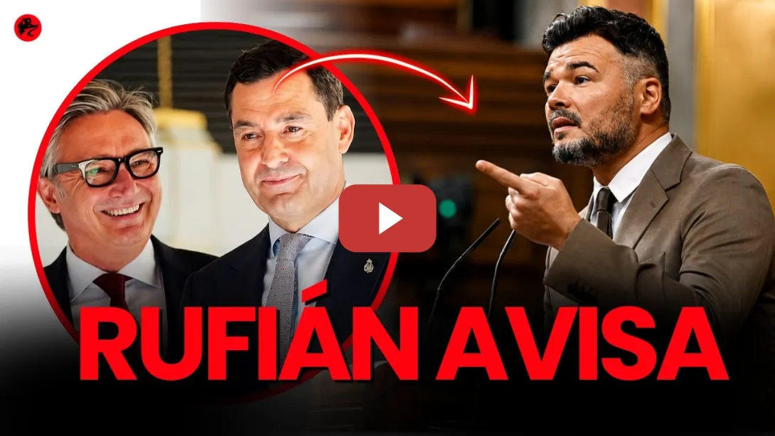 Embedded thumbnail for Rufián dice ESTO sobre lo que pasaría si VOX y PP llegan al Gobierno: "NO TENGO PUÑETERAS GANAS"