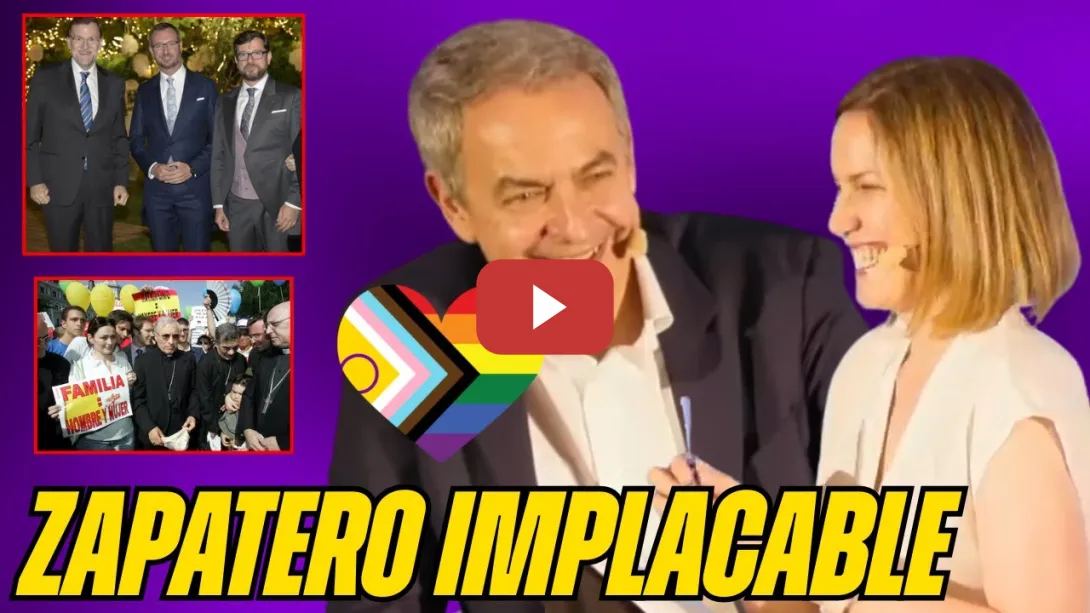 Embedded thumbnail for ROTUNDO ZAPATERO con INTXAURRONDO se MOFA de HIPÓCRITAS del PP q se CASAN, DIVORCIO, OBISPOS, ULTRAS