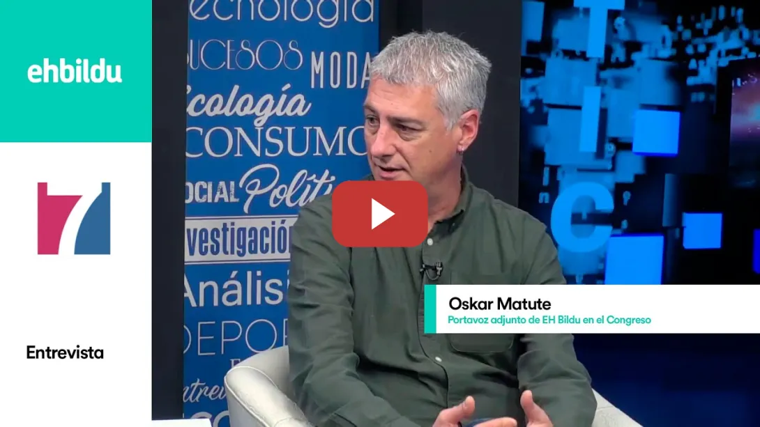 Embedded thumbnail for Entrevista | OSKAR MATUTE en Tele7
