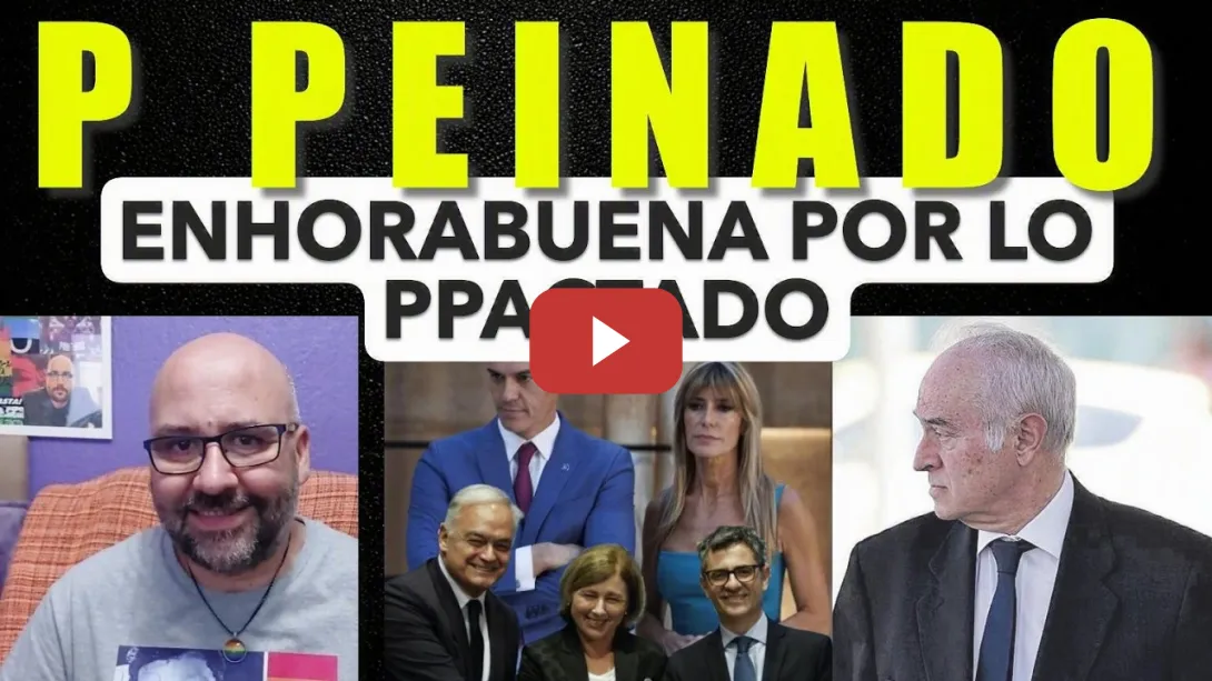 Embedded thumbnail for P Peinado, enhorabuena al PSOE por lo pactado.
