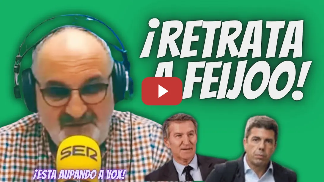 Embedded thumbnail for La “APLAUDIDA BOFETADA” de Antón Losada a Feijóo por PROTEGER a Mazón y AUPAR a VOX