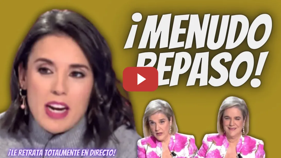 Embedded thumbnail for Irene Montero “FULMINA” a la SIONISTA de Pilar Rahola - ¡TREMENDO REPASO!