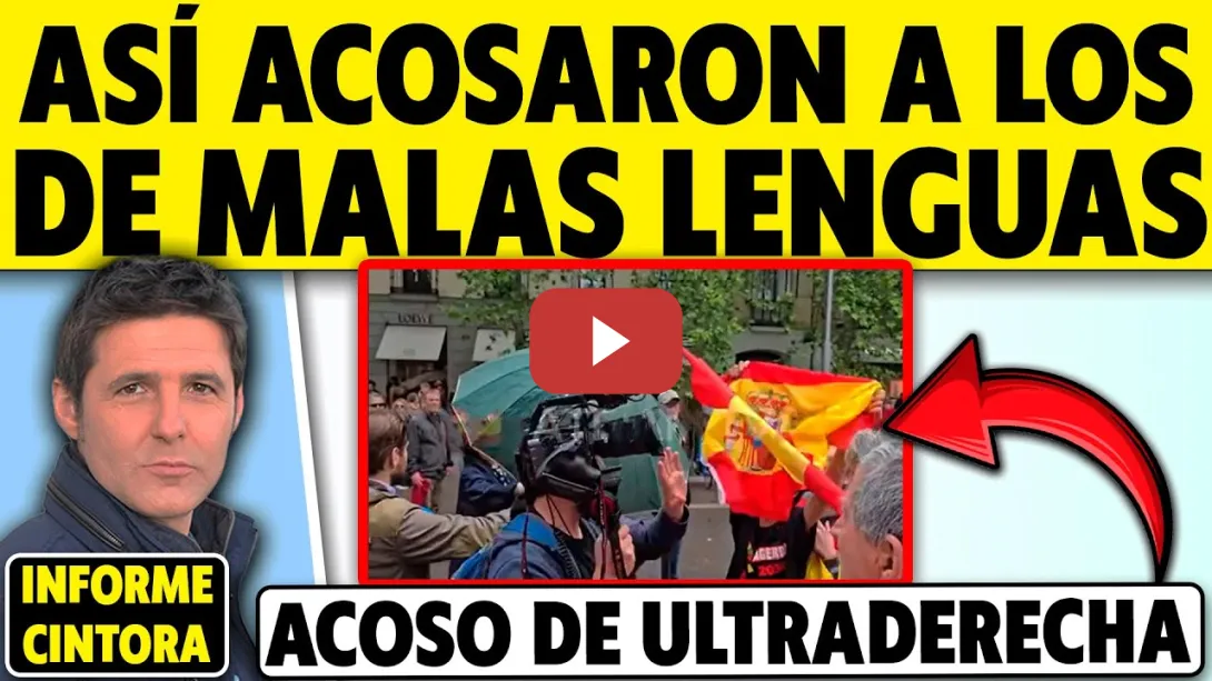 Embedded thumbnail for LA ULTRADERECHA ACOSA A REPORTEROS DE MALAS LENGUAS Y LOS ECHA
