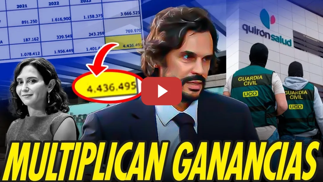 Embedded thumbnail for LA UCO Y HACIENDA INVESTIGAN AL NOVIO DE AYUSO Y A DIRECTIVO DE QUIRÓN POR PAGO DE 500.000 EUROS