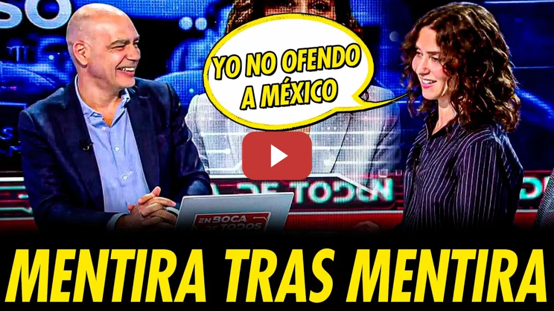 Embedded thumbnail for AYUSO LLEGA A MADRID Y LE CUENTA UN ARSENAL DE MENTIRAS A NACHO ABAD