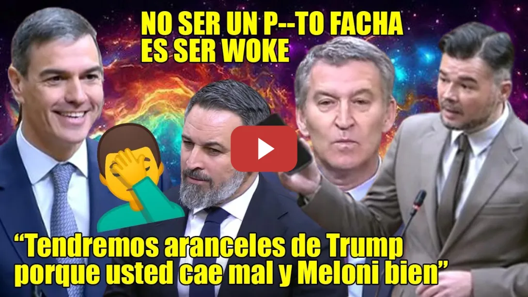 Embedded thumbnail for ¡PATÉTICOS!💥Rufián y Sánchez ACRIBILLAN a Feijóo y Abascal, que TOCAN FONDO como PARLAMENTARIOS💥