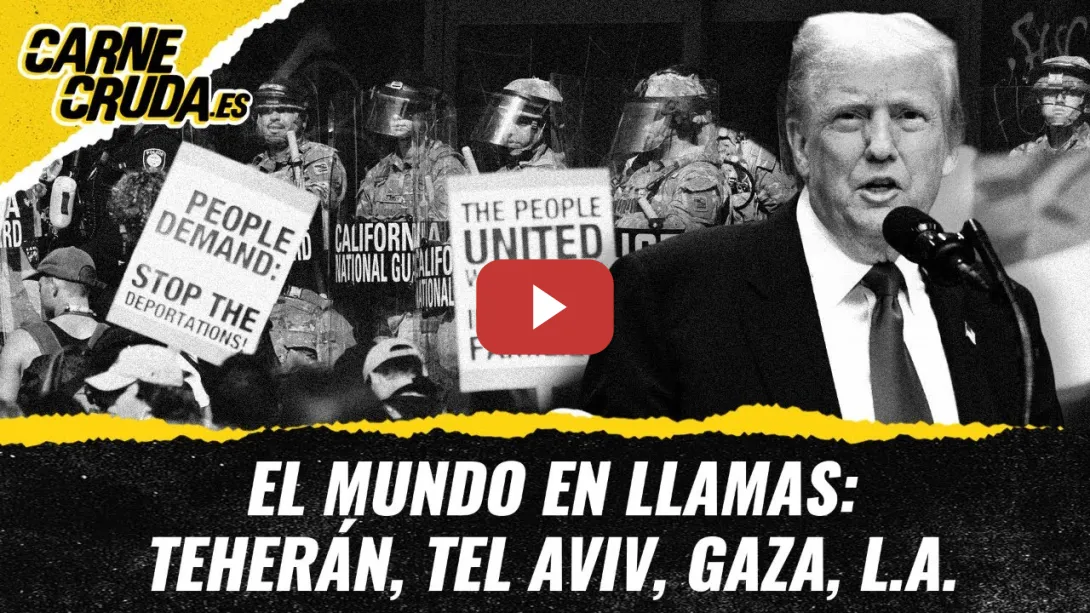 Embedded thumbnail for T11x145 - El mundo en llamas: Teherán, Tel Aviv, Gaza, L.A. (CARNE CRUDA)