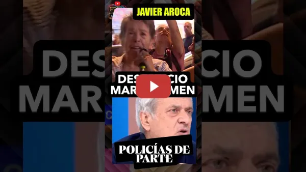 Embedded thumbnail for Javier Aroca. Desahucio Mari Carmen. La policía y su doble rasero.