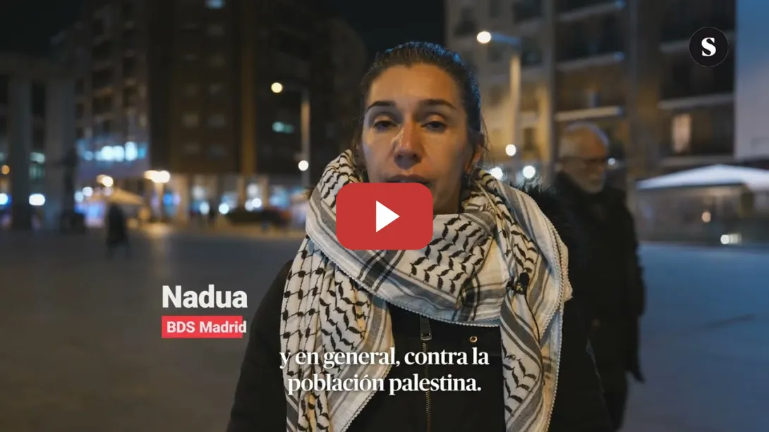 Embedded thumbnail for Activistas exigen el boicot al Maccabi israelí durante el partido de la Euroliga en el Wizink Center