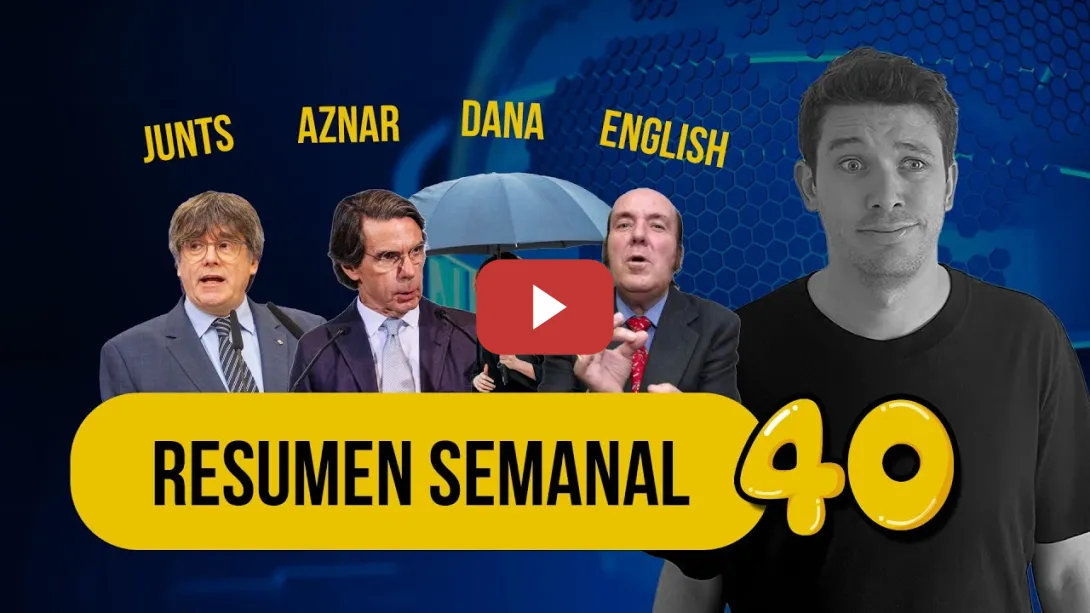 Embedded thumbnail for Puigdemont, Aznar, DANA, Rubiales y la Inteligencia Artificial #ResumenSemanal 40