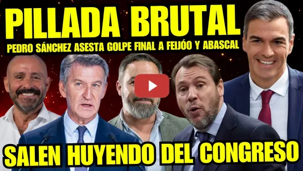 Embedded thumbnail for ¡BRUTAL! PEDRO SÁNCHEZ REPARTE LEÑA A FEIJÓO POR FRAUDE ELECTORAL PP "ABASCAL ABANDONA EL CONGRESO"
