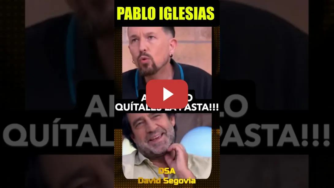 Embedded thumbnail for Pablo Iglesias al Gobierno sobre la Iglesia, Quítales la pasta!!!