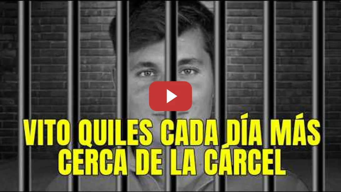 Embedded thumbnail for Una Jueza sienta en el banquillo a Vito Quiles, que cada día está más cerca de ir a la cárcel