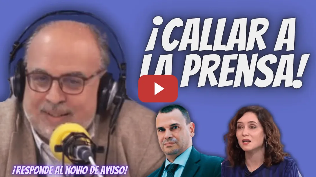 Embedded thumbnail for Enric Juliana  “RESPONDE” a las AMENAZAS del NOVIO de Ayuso - ¡ATAQUE a la LIBERTAD de PRENSA!