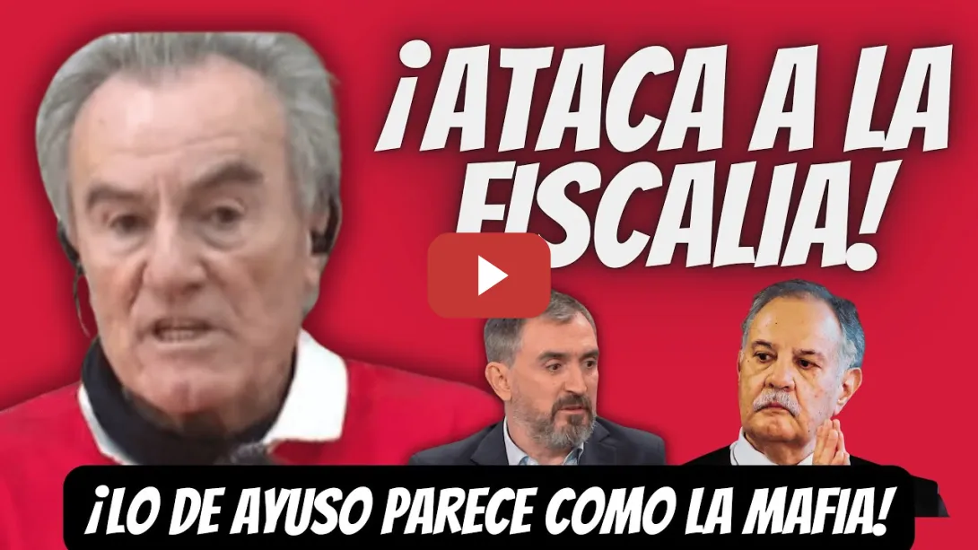 Embedded thumbnail for Catedrático CRITICA DURAMENTE al Juez Hurtado - Ignacio Escolar: La de Ayuso PARECE la MAFIA